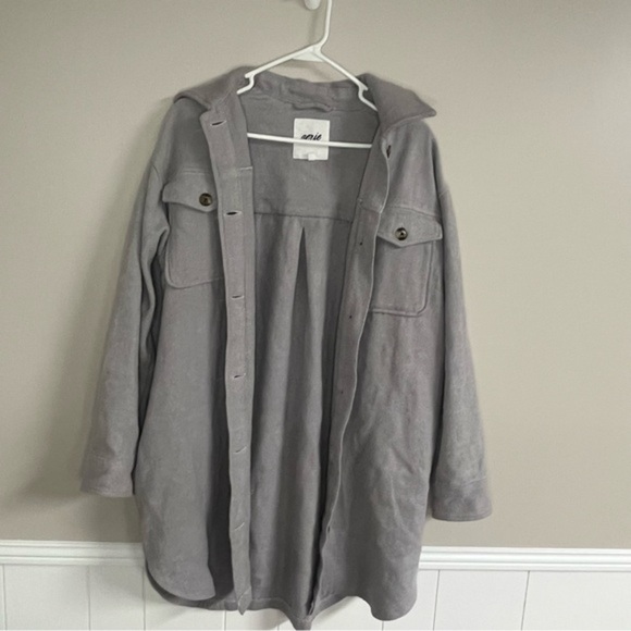 Aerie Gray Utility Jacket Small/Petite - Picture 1 of 4